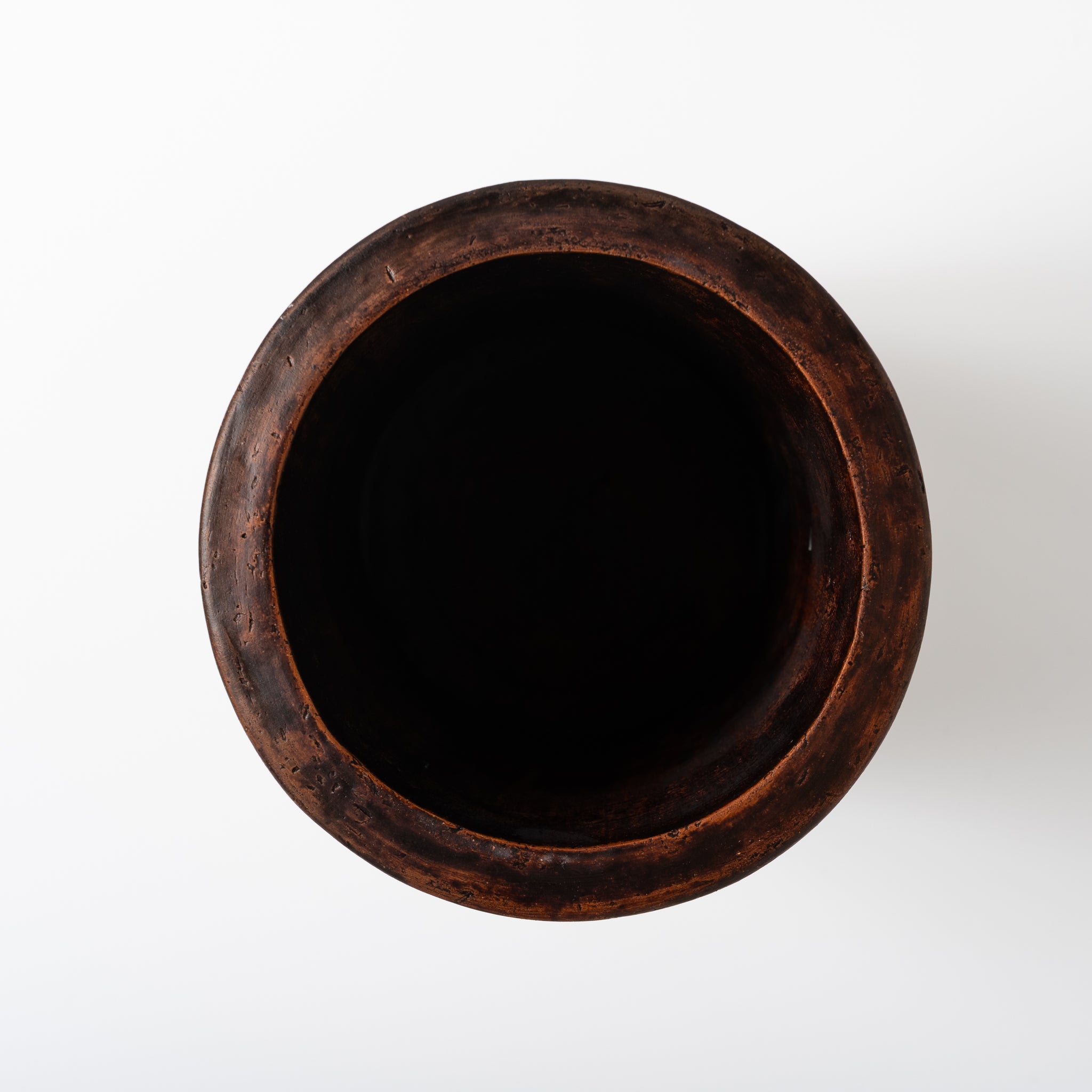 Red Clay and Pig's Blood Glaze Wine Cooler [B] | Nobuko Konno