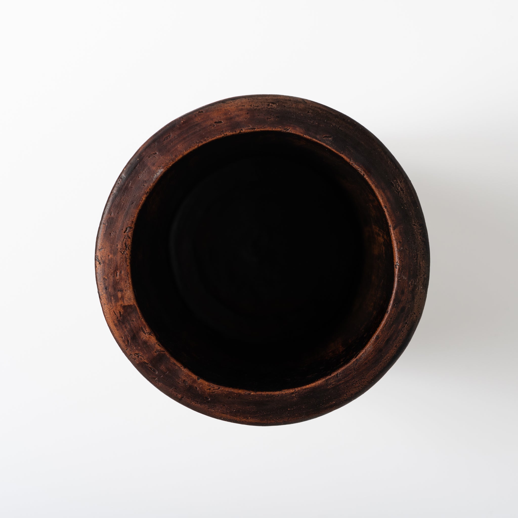 Red Clay and Pig's Blood Glaze Wine Cooler [C] | Nobuko Konno