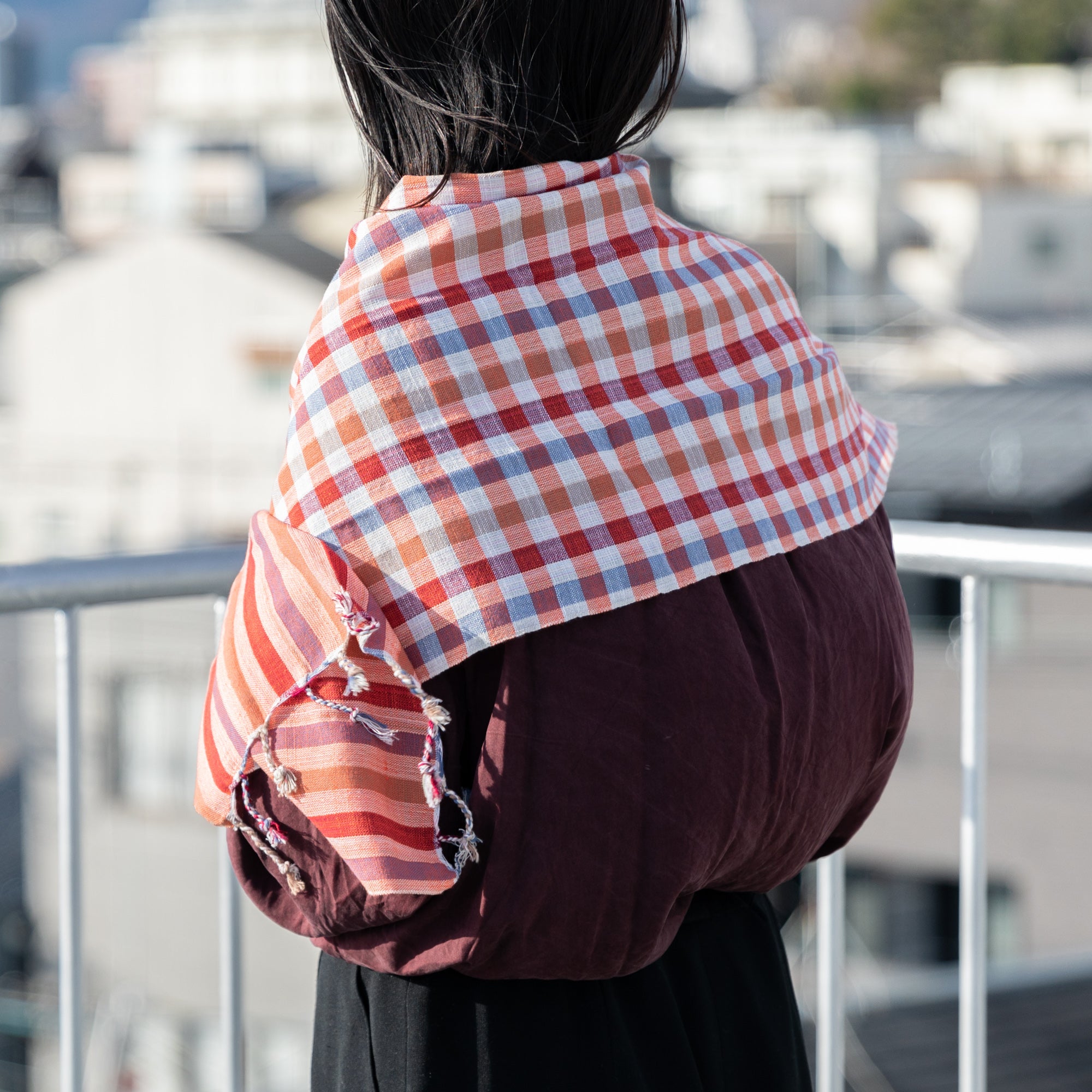 Cromar S Checkered Orange x Blue